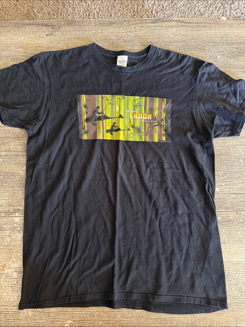 Disney vintage Star Wars Star Tours Explore Endor promotional t-shirt